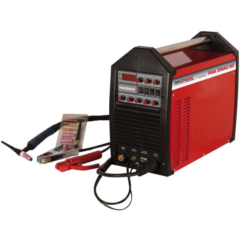 TIG inverter welder 200A AC/DC Holzmann pisa200acdc