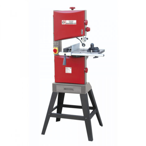 Holzmann – Scie à ruban 375W – Hauteur de coupe 152mm – Vitesses 400/800 tr/min – Pour bois dur et teck – Table inclinable 0°-45° - HBS245HQ