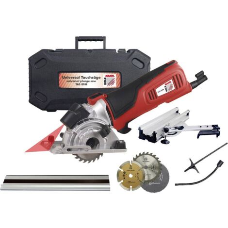 Holzmann – Scie circulaire à main 89 mm – 600 W – Profondeur de coupe 28,5 mm – Pour bois, stratifié, céramique – Guidage laser précis – Mallette incluse - TAS89M230V