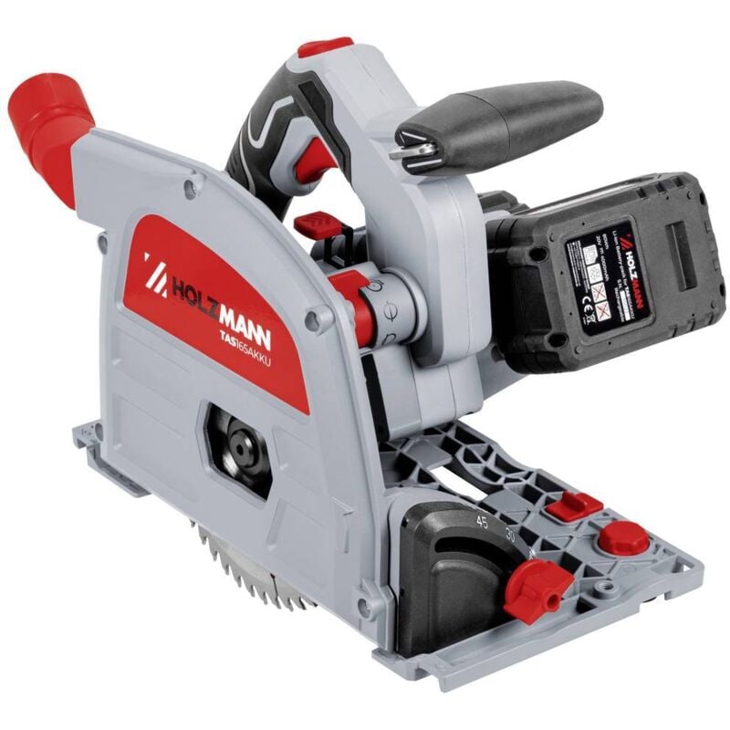 Maschinen TAS165AKKU Scie plongeante sans fil Profondeur de coupe max. (90°) 59 mm 20 v 4000 mAh - Holzmann