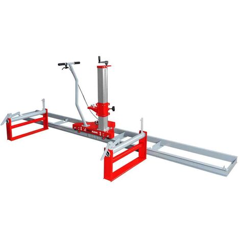 Holzmann – Scierie à chaîne portative – Support mobile pour tronçonneuse – Capacité de coupe max. 2100 mm – 2 supports pour bûches Ø 400 mm