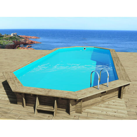 Holzpool "Ibiza 145" - 8,57 x 4,57 x 1,45 m