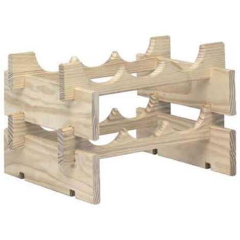 Holzregal für 6 flaschen - Astigarraga - merlot-6