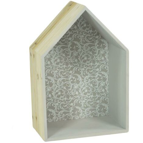 Holzregal Rebecca-Haus cm20x35x15