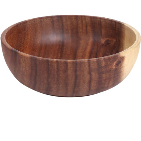 Holzschale für Snacks, Obst, Salate oder Suppen – ideal für Zuhause oder Café (17,5 x 4 cm)