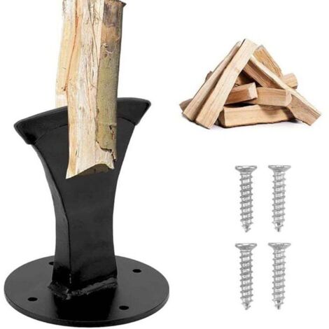 Holzspalter, Schnellspalter, Manueller Holzspalter, Hochleistungs-Holzspalter, Holzspaltkeil, Stahl-Holzspalter für kleine Holzöfen