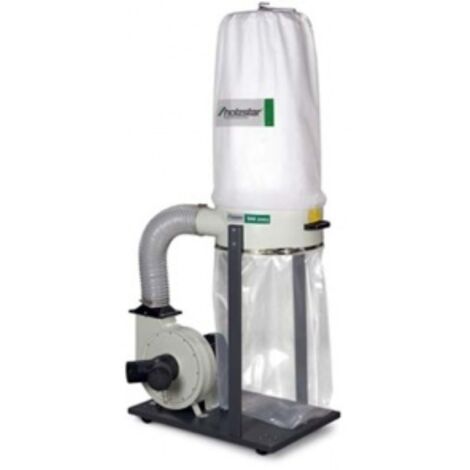 Holzstar – Aspirateur professionnel à copeaux bois 2533m³/h 1,5kW – Pour chantiers humides – Sac à copeaux inclus – Fonctionnement silencieux