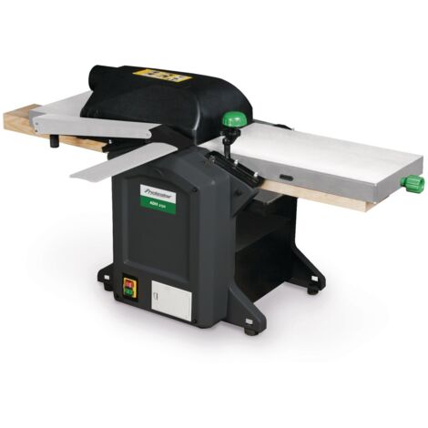 Holzstar – Raboteuse dégauchisseuse portable 254 mm – Moteur 1,5 kW 230V – Réglage profondeur 2 mm – Table en aluminium durable - ADH250