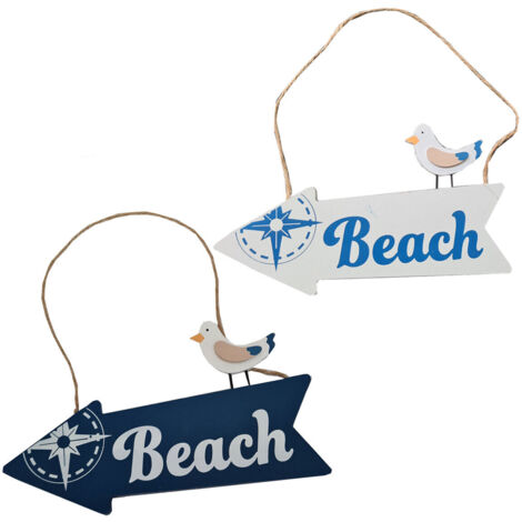 HOLZSTRANDMARINEWANDPFEILSCHILD