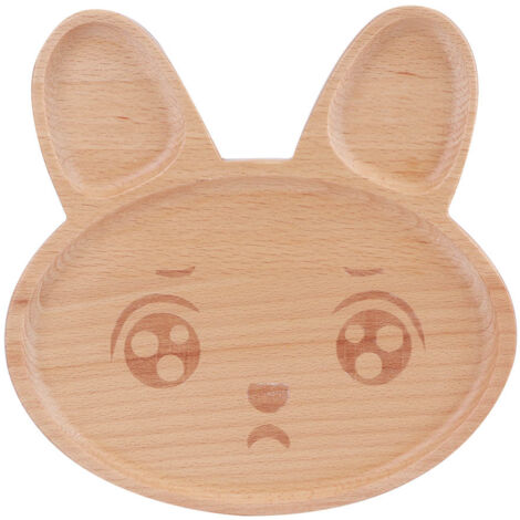 Holztablett für Kinder – Babytablett, Frühstücksteller, Snackschale, Aufbewahrungsschale für Lebensmittel, praktisches Kindergeschirr