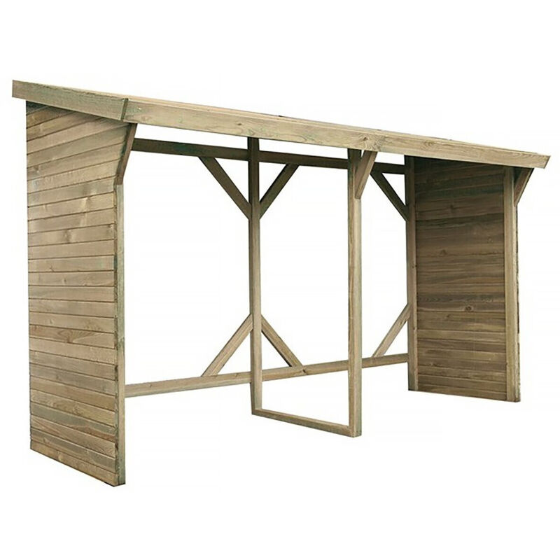 Habitat Et Jardin Holzunterstand - 2, 5 M² - 2, 78 X 0, 90 X 1, 85 M- 5 Raummeter