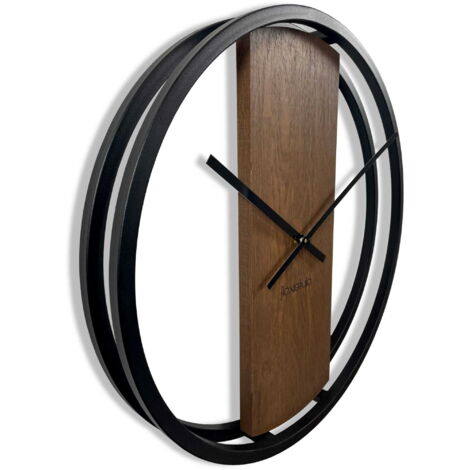 Holzwanduhr LOFT OVAL braun 50 cm