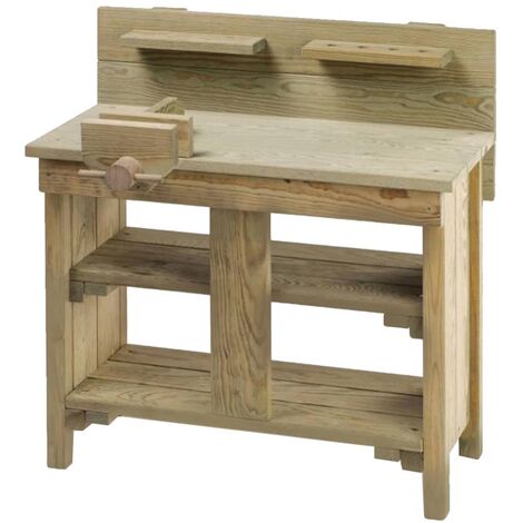 Holzwerkbank für Kinder 80x42x88 cm Happy People