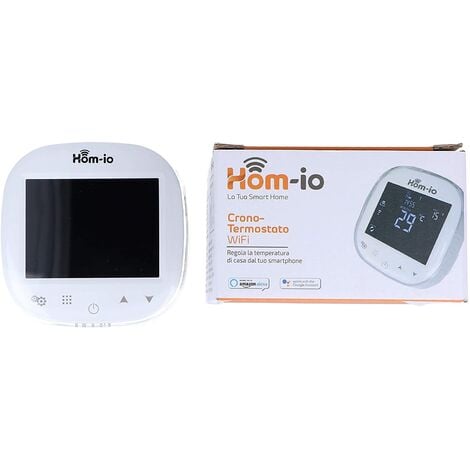 Hom-io Digital Smart Wi-Fi Chronothermostat pour chaudière et chaudière à gaz mod.559593045