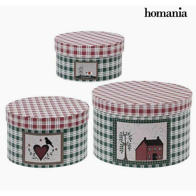 

Caja Decorativa (3 uds) Cartón - Homania