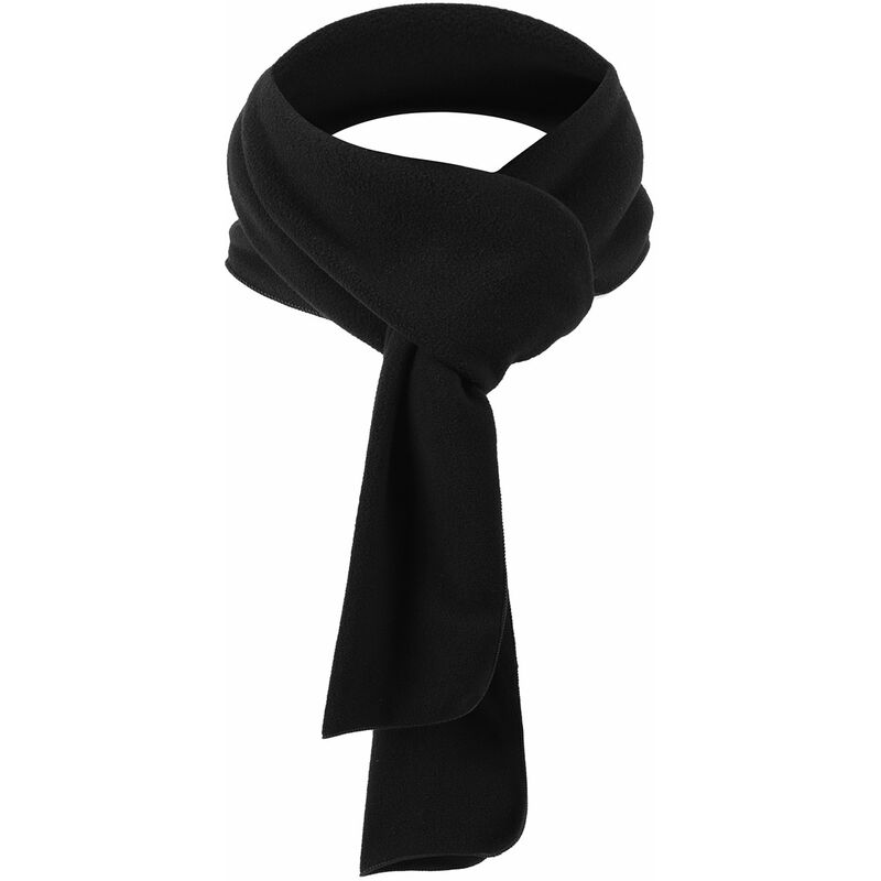 

Hombres Mujeres Bufanda de lana larga para deportes de invierno Cubierta de cabeza con calentador de cuello solido y liviano,Negro