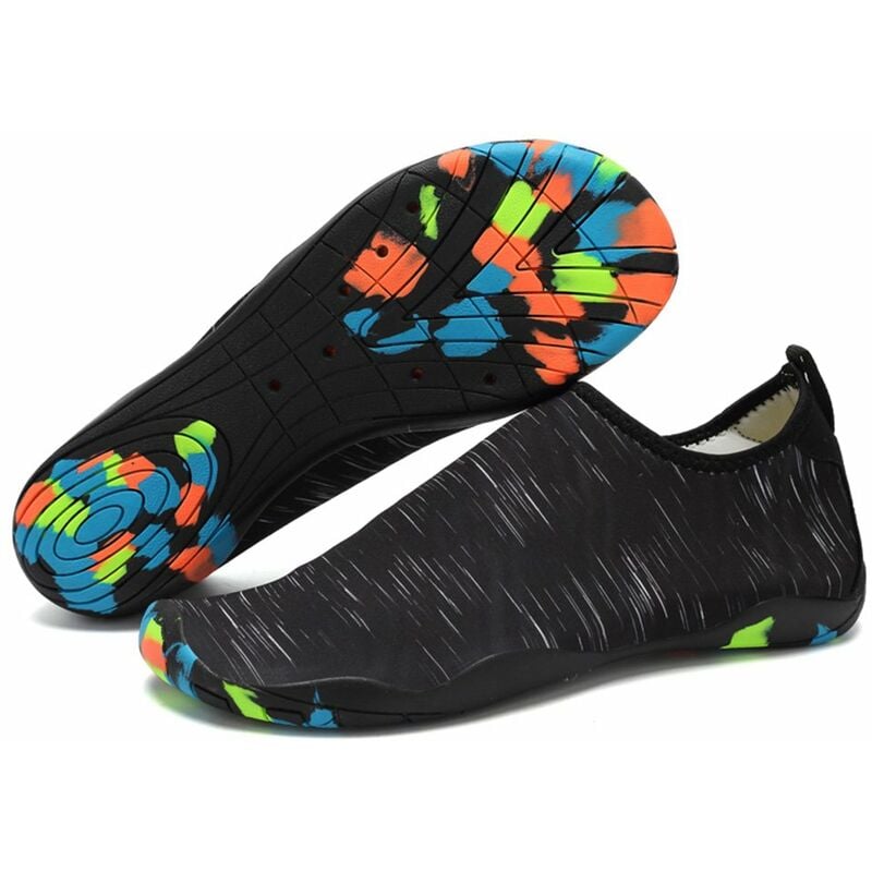 

Hombres Mujeres Zapatos de agua Deportes Secado rapido Descalzo para nadar Buceo Surf Piscina acuatica Caminar en la playa Yoga Zapatos de