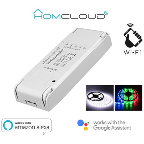 Dimmer Smart per Strisce LED Monocolore 12V 24Vdc 10A WIFI Alexa