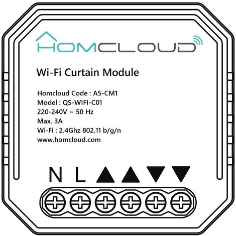 Homcloud Eingebautes Wi-Fi Intelligent Shutter Modul AS-CM1