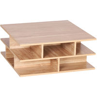 small square coffee table with storage