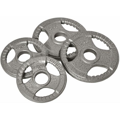 "HOMCOM 2"" Olympic Weight Plates Sets w/ 2 x 5kg, 2 x 2.5kg for StrengthTraining"