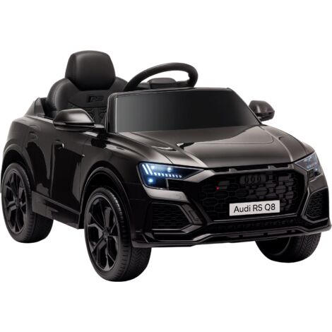 HOMCOM 6V Kids Electric Ride On Car RS Q8 Licensed with Bluetooth for 3-5 Years Black
