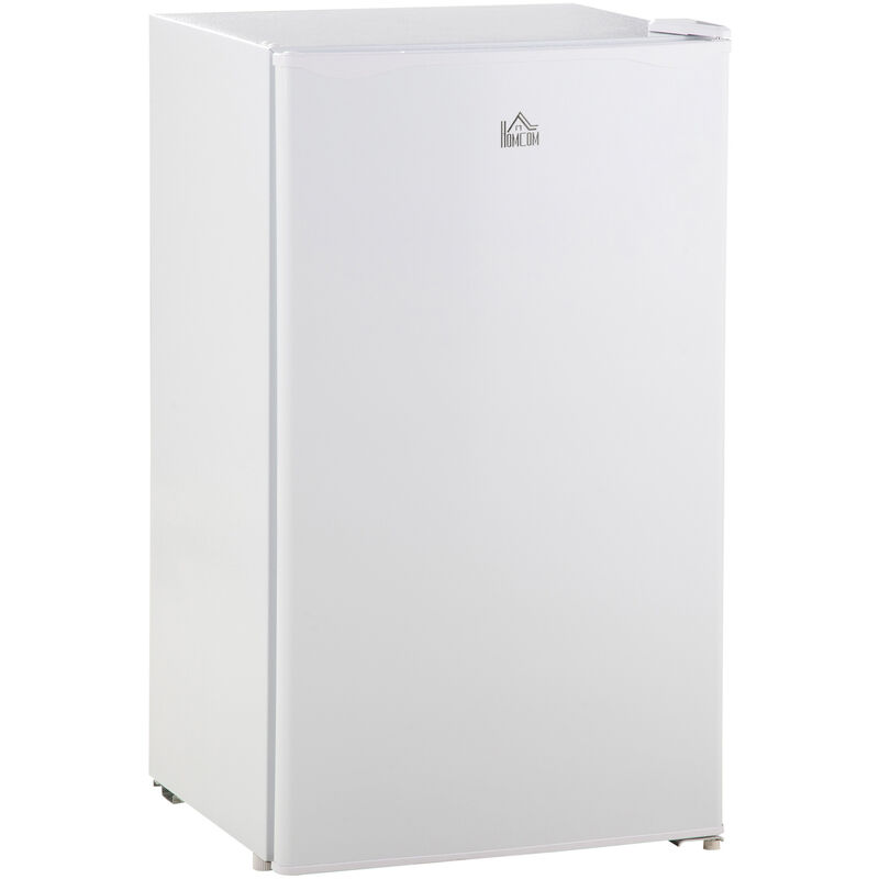 91 Litre Freestanding Under Counter Fridge with Chiller Box, 47.5cm Wide White - Homcom