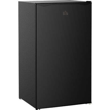 HOMCOM 91 Litre Freestanding Under Counter Fridge with Chiller Box, 47.5cm Wide Black