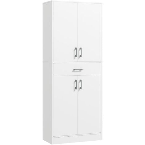Miroytengo Pack 4 armarios Multiusos despensa Cuarto Colada Color Blanco  Muebles auxiliares almacenaje Productos Limpieza