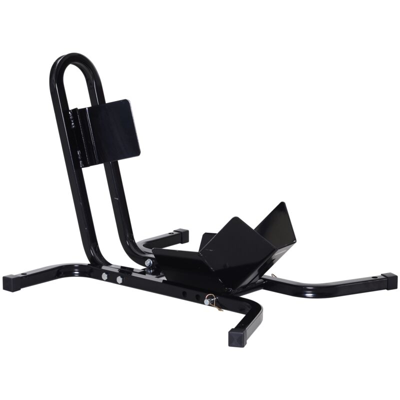 

Aparcamiento de Moto Ajustable Soporte de Rueda de Moto Metal para ∅43,48,53cm - negro