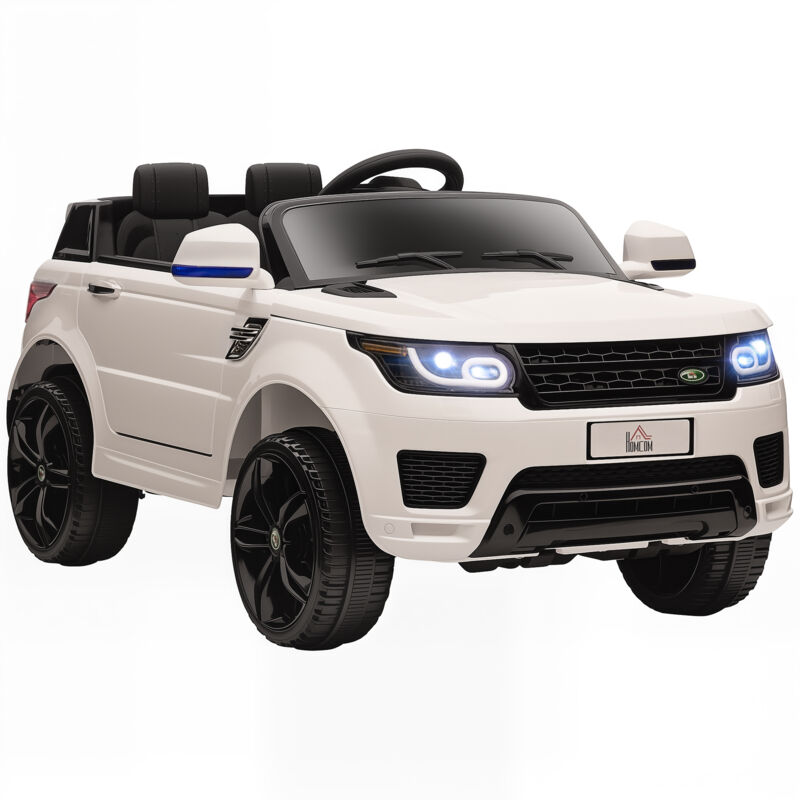 Homcom Auto Elettrica Per Bambini 3 6 Anni Con Telecomando Bianco