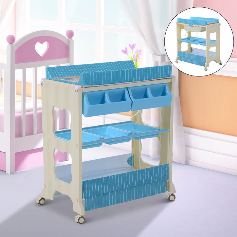 baby changing table and storage