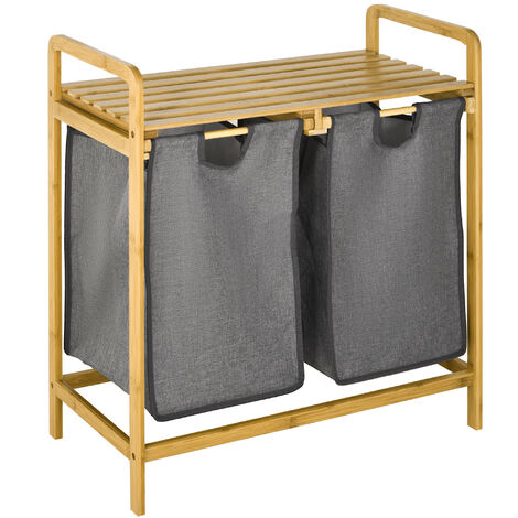 Wooden Laundry Bin Basket / Plain Pine / Unpainted Hamper Bathroom Box With  Lid