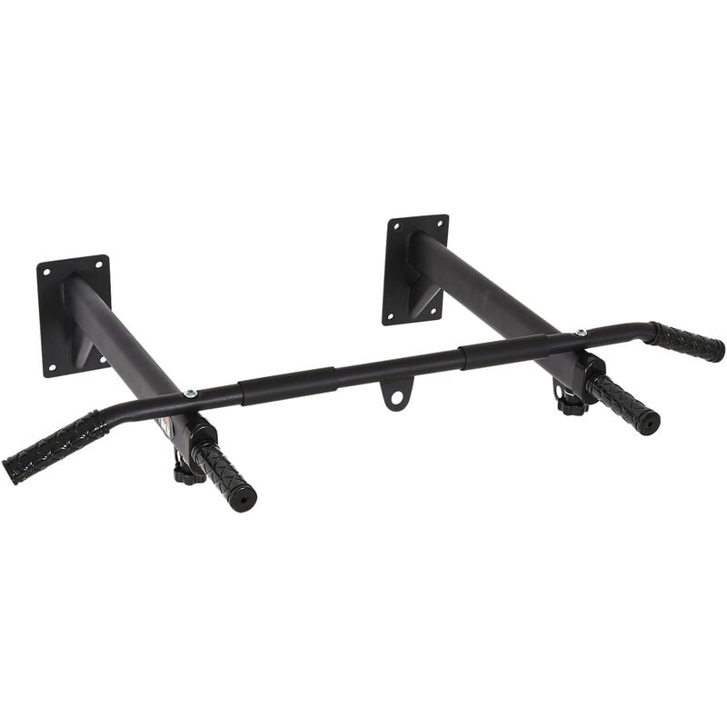 

Barra de Musculación para Pared Entrenamiento de Dominadas Máx. 150kg Negro - Negro