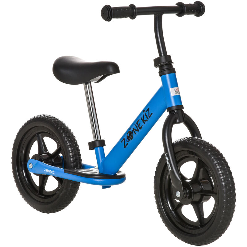 

Homcom - Bicicleta sin Pedales para Niños de +2 Años con Sillín y Manillar Ajustables Bicicleta de Equilibrio Infantil con Estructura de Acero