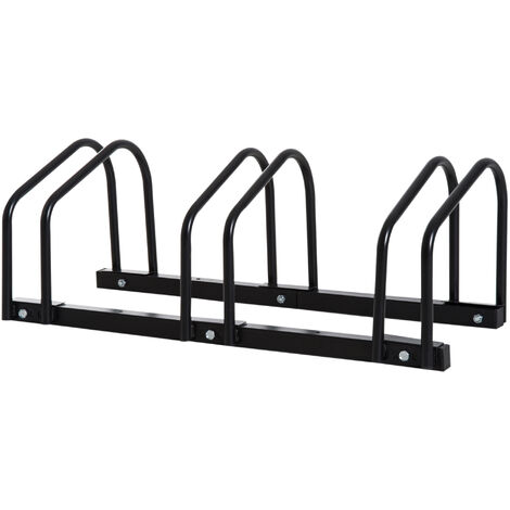 3 bike floor rack