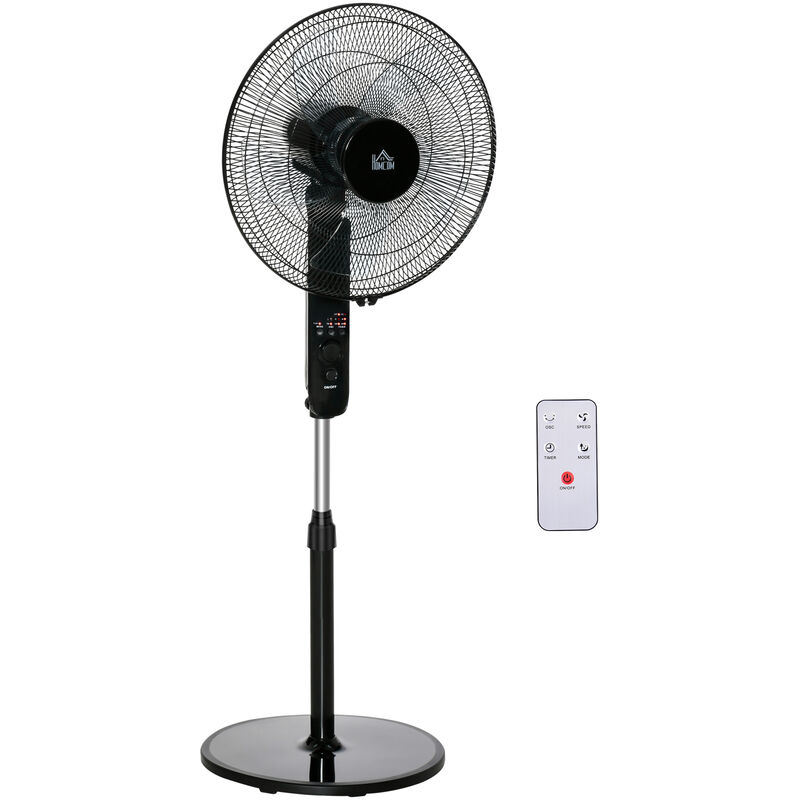 Image of "HOMCOM 18"" Oscillating Floor Fan Indoor&hellip;