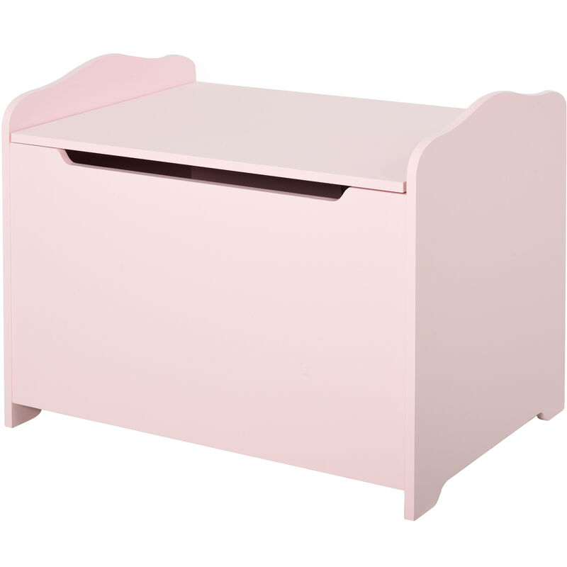 

Caja de Almacenaje para Juguetes Baúl Organizador para Niños +3 Años con Tapa 60x40x48 cm para Libros Ropa Color Rosa - Rosa