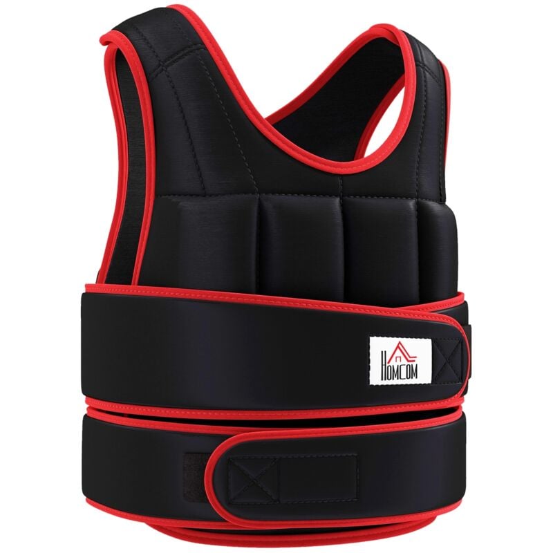 

Chaleco Lastrado Ajustable de Entrenamiento Máx. 15 kg con Pesos Individuales - Negro