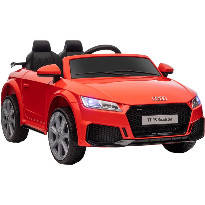 

Audi TT Eléctrico Infantil con Control Remoto Música y Luces Modo de Aprendizaje - Rojo