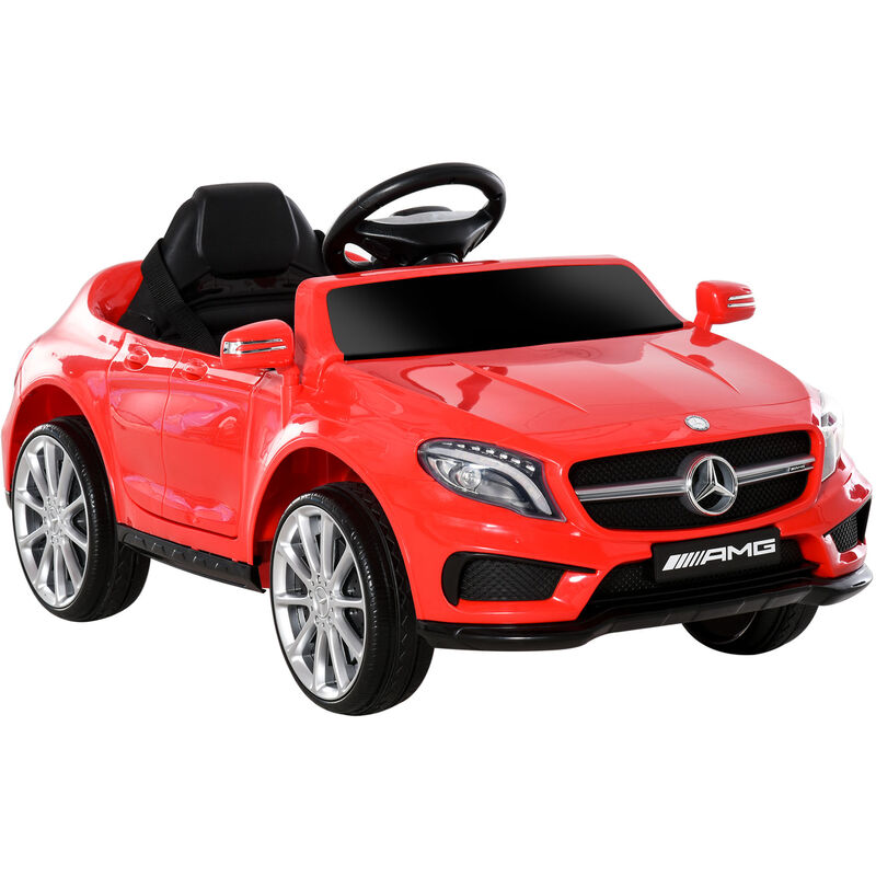 

Coche Eléctrico Benz GLA Batería 6V Automóvil Infantil Niño +3 Años MP3+Mando - Rojo