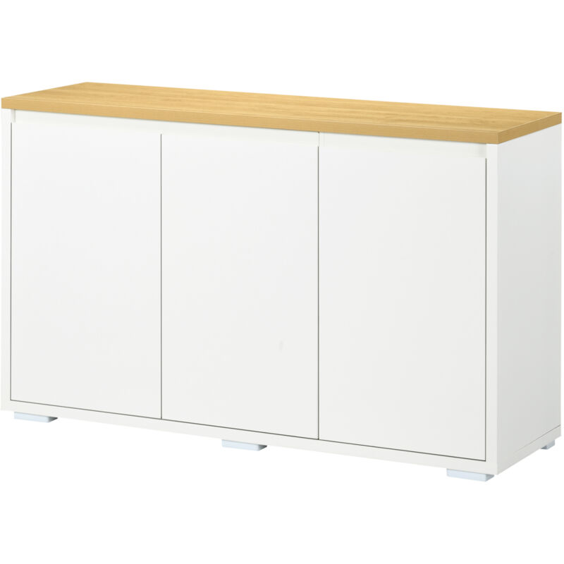 Homcom Mobile Multiuso Con 2 Armadietti A 2 Livelli In Truciolato, ...