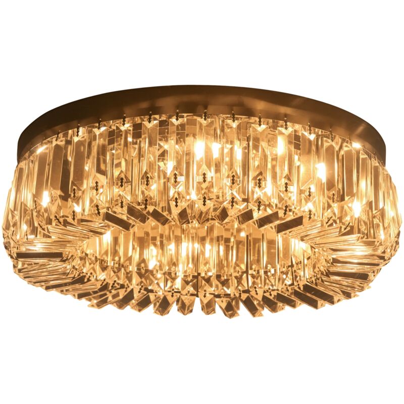 Image of Homcom - Crystal Ceiling Light Modern&hellip;