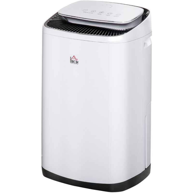 

Deshumidificador de Aire Portátil 8L con 3 Modos 4 Velocidad 20L/d Temporizador - Blanco