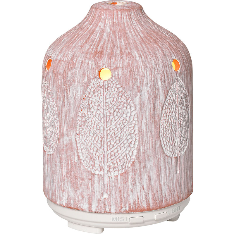 

Difusor de Aromas 100ml Humidificador Aromaterapia con 7 Colores LED 2 Modos de Niebla Ajustables Apagado Automático Ultra Silencioso Ø9,8x14,5cm