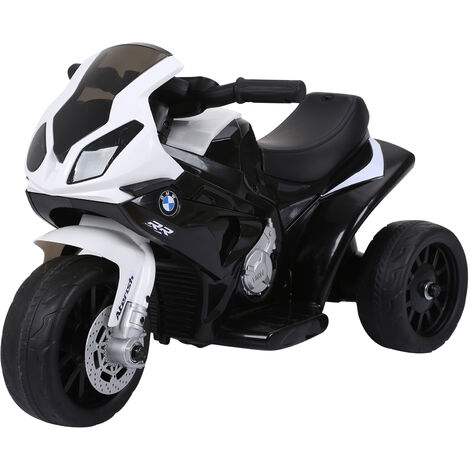 HOMCOM Electric Kids Ride on Motorcycle BMW S1000RR Battery Powered 6V Black