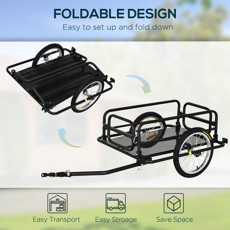 homcom bike trailer