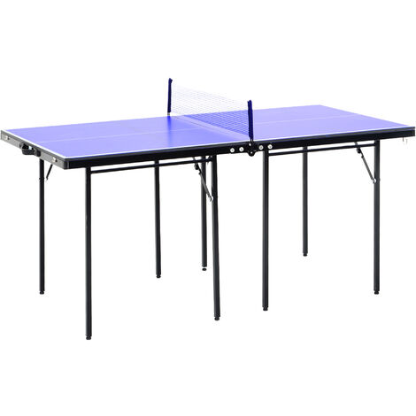HOMCOM Folding Mini Table Tennis Portable Ping Pong Set Games Play Sport w/ Net