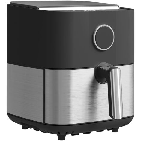 HOMCOM Friggitrice ad Aria da 8L 1700W con Display LED e 8 Programmi Nero
