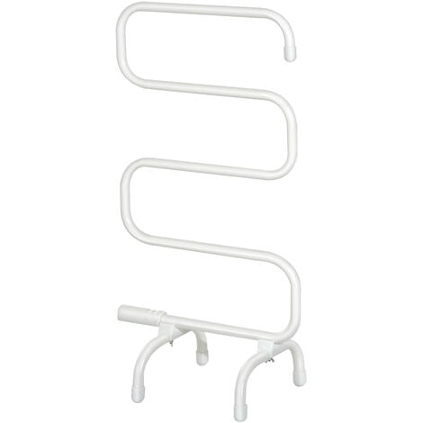 HOMCOM® Handtuchwärmer Elektrisch Freistehend Milchweiß